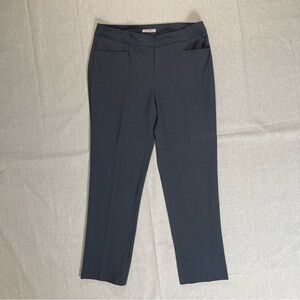 Roz & Ali | Gray Pull-On Trousers | Size 12